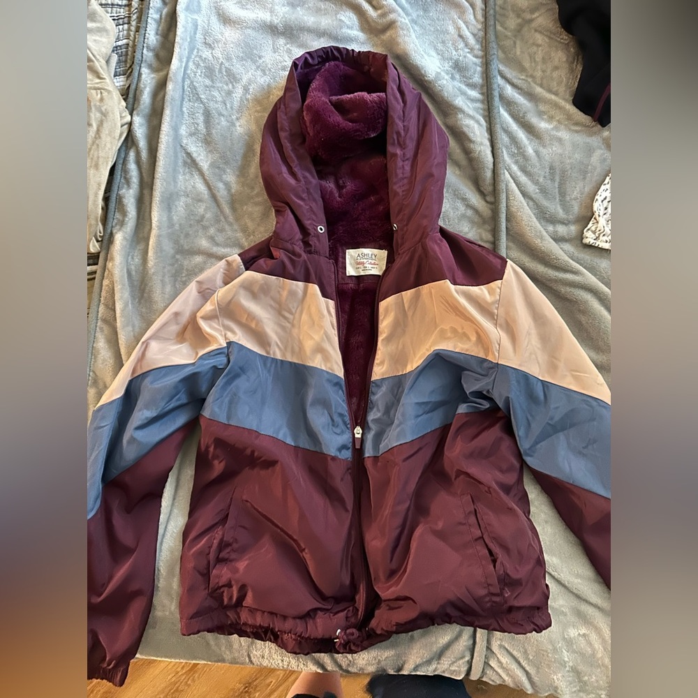 Purple windbreaker
